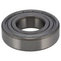 SKF Single Row Deep Groove Ball Bearing 30 mm ID, 62 mm OD, 16 mm Width, Double Shielded, Sheet Metal Cage 6206-2Z/C3GJN
