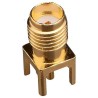 TE Connectivity SMA Series Coaxial Connector Cable Female SMA, 50 Ω, Straight Body, Solder Termination 5-1814832-2