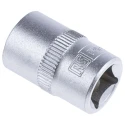 RS PRO 3/8 in Drive 13 mm 12 Point Square Chrome Vanadium Steel Socket 830-4048