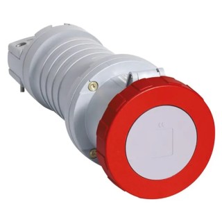 Amphenol Industrial Cable Mount Industrial Power Connector 3P+N+PE 63A 415V IP67 Red Tough & Safe IP67