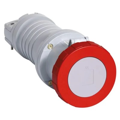 Amphenol Industrial Cable Mount Industrial Power Connector 3P+N+PE 63A 415V IP67 Red Tough & Safe IP67