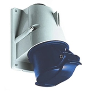 Amphenol Industrial Panel Mount Industrial Power Connector 63A 230V IP44 Blue Easy & Safe 2CMA167476R1000 263RS6