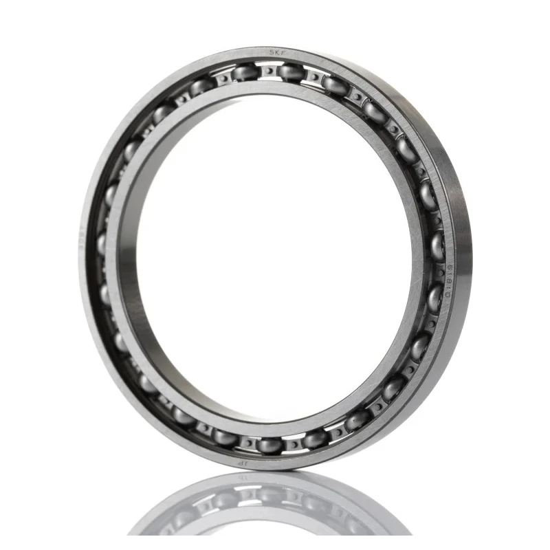 SKF Single Row Deep Groove Ball Bearing 50 mm ID, 65 mm OD, 7 mm Race Width, Open Ends 61810
