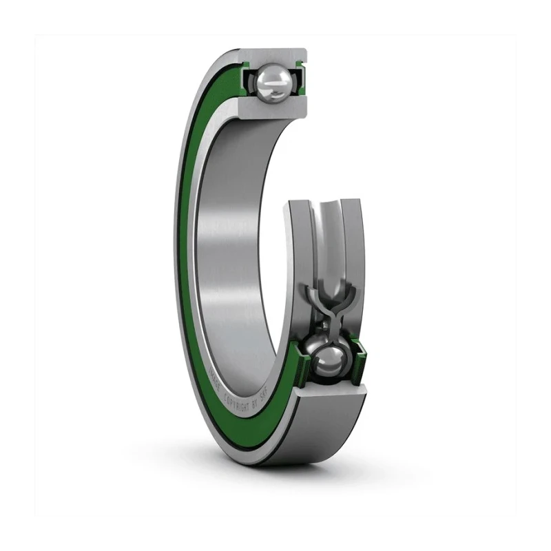 SKF Single Row Deep Groove Ball Bearing 110 mm ID, 140 mm OD, 16 mm Width, Sheet Metal Cage 61822-2RZ