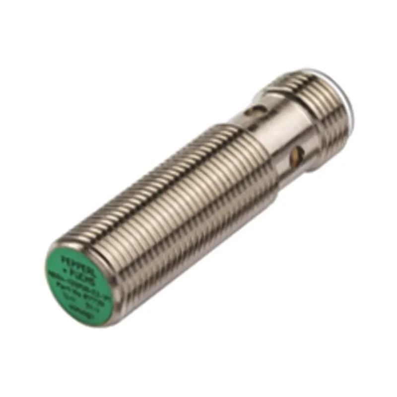 Pepperl + Fuchs Threaded Barrel Inductive Proximity Sensor M12 PNP 36 V dc 200 mA 2 mm Detection NBB2-12GM30-E2-V1