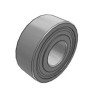 SKF Single Row Deep Groove Ball Bearing 30 mm ID, 72 mm OD, 27 mm Race Width, Sheet Metal Cage, Sealed End Type 62306-2RS1/C3