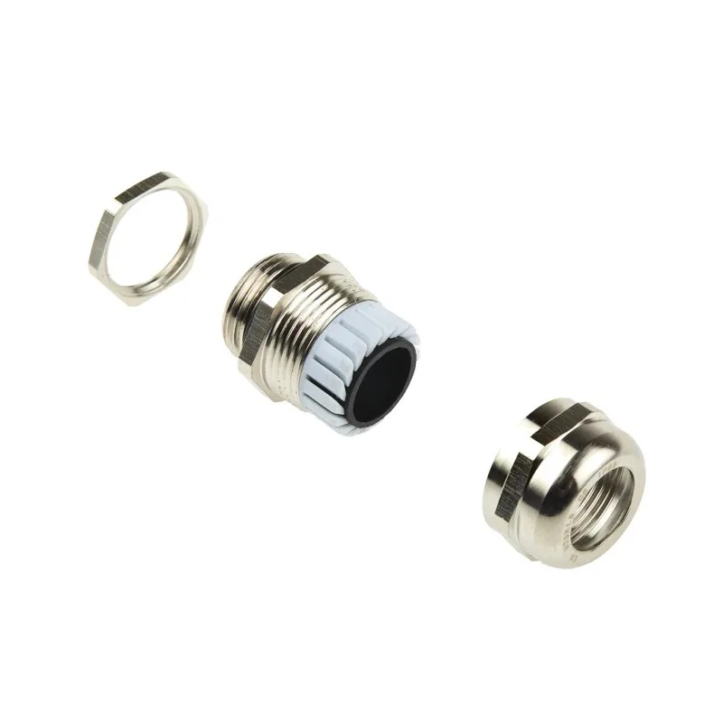Lapp Metallic Nickel Plated Brass Cable Gland M20 Thread 8 mm Min. 14 mm Max. IP68 831-9024