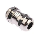 Hummel Metallic Nickel Plated Brass Cable Gland PG7 Thread, 3 mm Min., 6.5 mm Max., IP68 831-9046