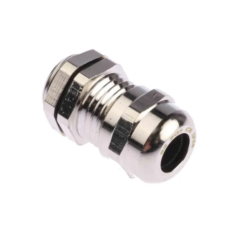 Hummel Metallic Nickel Plated Brass Cable Gland PG7 Thread, 3 mm Min., 6.5 mm Max., IP68 831-9046