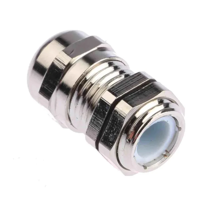 Hummel Metallic Nickel Plated Brass Cable Gland PG7 Thread, 3 mm Min., 6.5 mm Max., IP68 831-9046