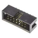 Amphenol Communications Solutions T821 Series 14-Contact 2 Row Straight Through Hole PCB Header 2.54 mm T821114A1S100CEU
