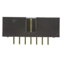 Amphenol Communications Solutions T821 Series 14-Contact 2 Row Straight Through Hole PCB Header 2.54 mm T821114A1S100CEU