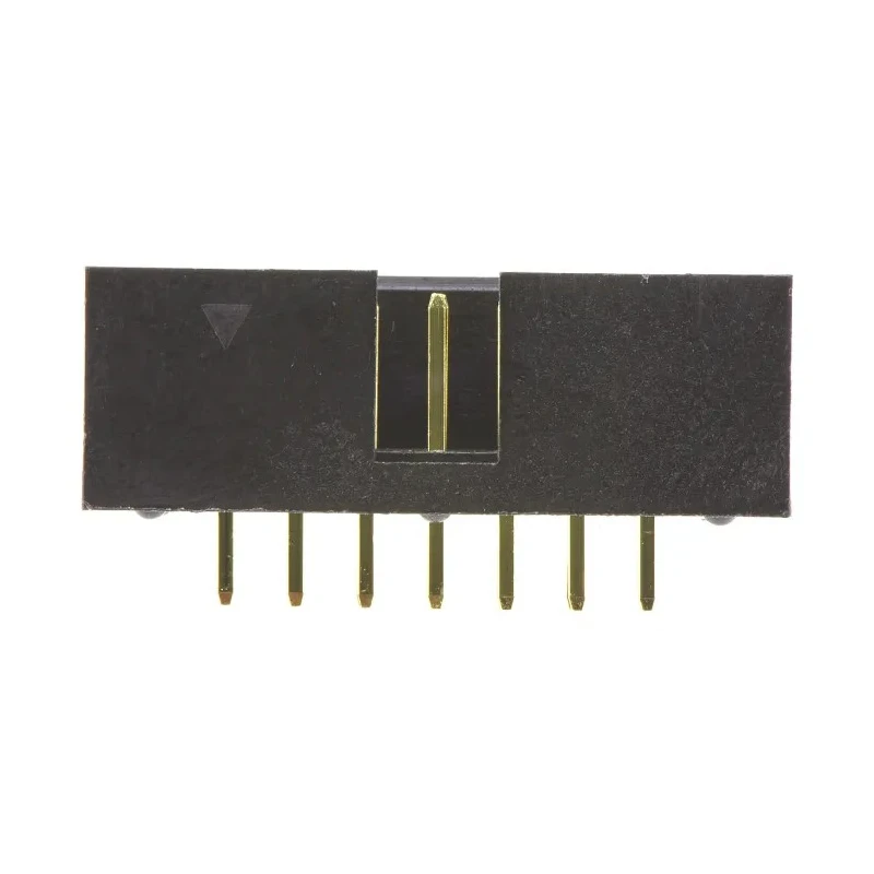 Amphenol Communications Solutions T821 Series 14-Contact 2 Row Straight Through Hole PCB Header 2.54 mm T821114A1S100CEU