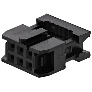 Amphenol Communications Solutions 6-Way IDC Connector Female for Cable, 2 Row T812106A100CEU
