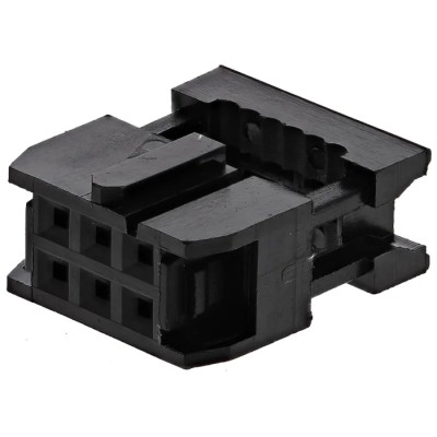 Amphenol Communications Solutions 6-Way IDC Connector Female for Cable, 2 Row T812106A100CEU