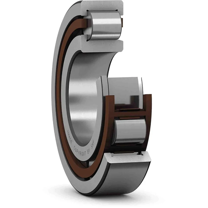 SKF Tapered Roller Bearing NJ 2214 ECP, 70 mm Inside Diameter, 125 mm Outside Diameter, 31 mm Race Width NJ 2214 ECP