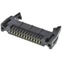 Amphenol Communications Solutions T816 Series Straight Through Hole PCB Header, 26 Contact, 2.54 mm Pitch T816126A1S102CEU