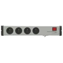 Bodo Ehmann 16A 250V 4 Gang Socket Bar with 1.5m Cable Type E RCD Protected 0220X02042301