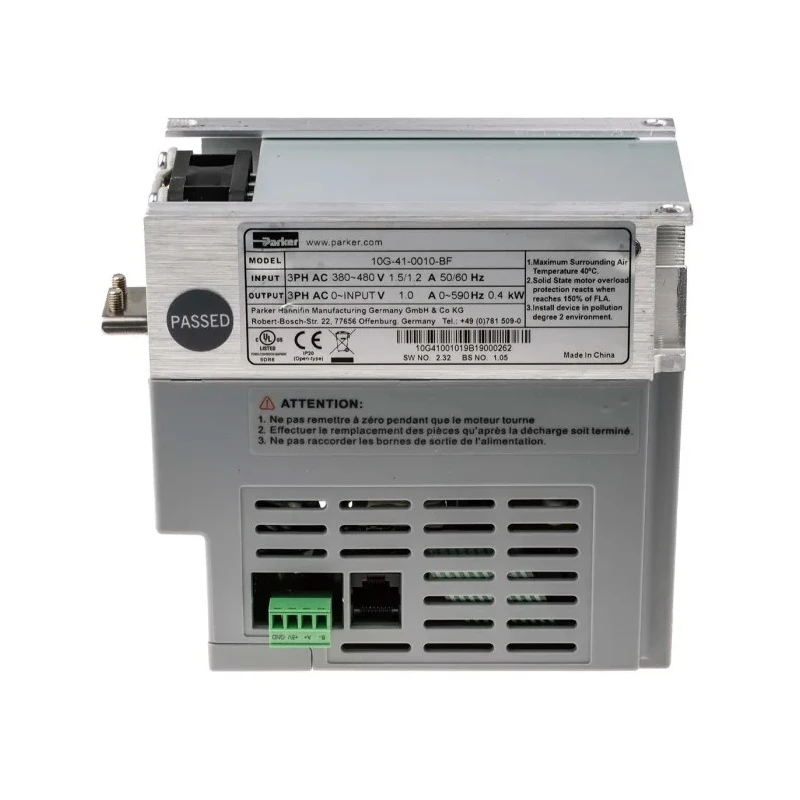 Parker 370 W 3 Phase AC10 Series Inverter Drive 480V 1A AC10