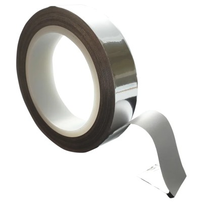 Hi-Bond Conductive Metallic Tape 12mm x 20m, 0.09mm Thickness, Thermosetting Acrylic Adhesive, HB 710 12mm x 20m