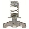Wieland WST Series Shielded Cable Terminal Silver 13.5mm², 4 mm², 1-Level, Spring Clamp Z2.803.6110.0