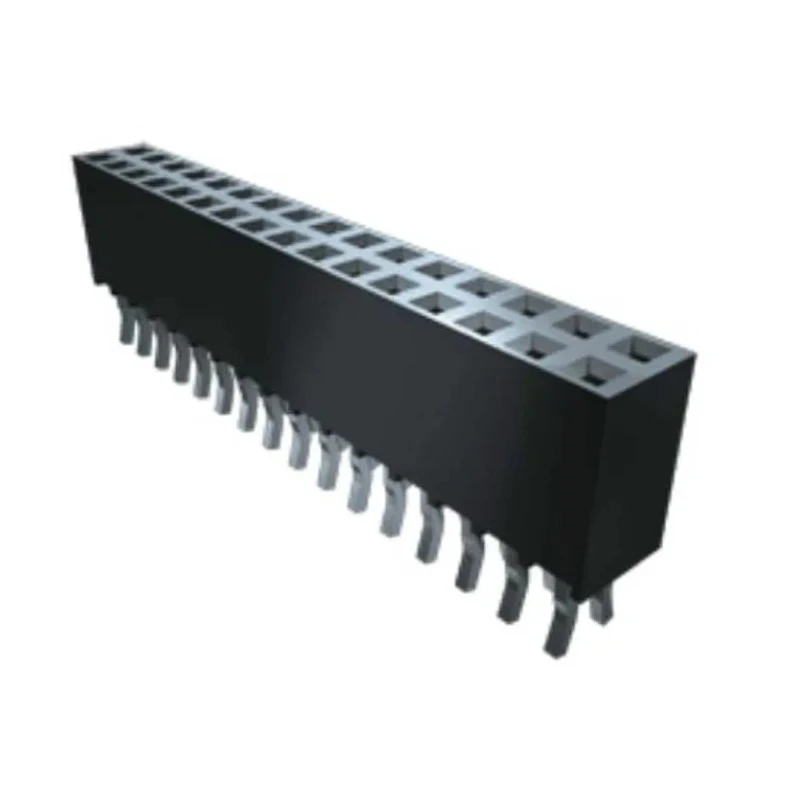 Samtec SSQ Series Straight Through Hole PCB Socket 32-Contact 2 Row 2.54 mm Pitch Solder SSQ-116-03-T-D