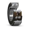 SKF Double Row Angular Contact Ball Bearing 45 mm ID, 100 mm OD, 39.7 mm Race Width 3309 A-2Z/C3MT33