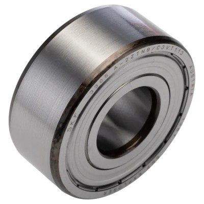 SKF 2 Row Angular Contact Ball Bearing 25 mm ID, 62 mm OD, 25.4 mm Race Width 3305 A-2ZTN9/C3VT113