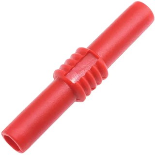 RS PRO Red 4 mm Female Banana Coupler with Nickel-Plated Brass Contacts 30V 19A 208-0232