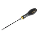 Stanley Standard Philips Screwdriver PH2 Tip, 125 mm Blade, Large Soft Grip, Chrome Vanadium Steel FMHT0-62622