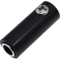 RS Pro Black Female 4 mm Banana Socket Connector, Screw Termination, 30V, 32A, Nickel Plating 208-0240