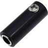 RS Pro Black Female 4 mm Banana Socket Connector, Screw Termination, 30V, 32A, Nickel Plating 208-0240