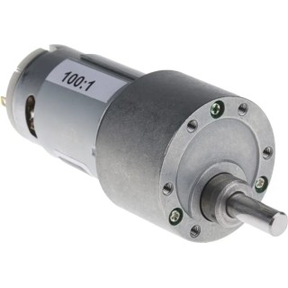 RS PRO Brushed Geared DC Geared Motor 12V DC 7W 59 Ncm Torque 60rpm Speed 6mm Shaft Diameter 950DLN Series 834-7631