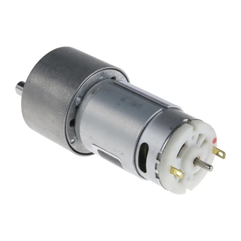 RS PRO Brushed Geared DC Geared Motor 12V DC 7W 59 Ncm Torque 60rpm Speed 6mm Shaft Diameter 950DLN Series 834-7631