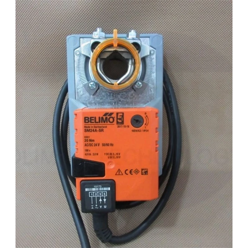 Belimo Modulating Damper Actuator 10 Nm Torque 24V AC/DC Supply NM24A-SR-TP