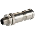 RS PRO Industrial Circular Connector 4 Contacts Cable M12 Plug Male IP67 Brass Housing CNM12 Series 208-0563