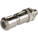 RS PRO Industrial Circular Connector 4 Contacts Cable M12 Plug Male IP67 Brass Housing CNM12 Series 208-0563