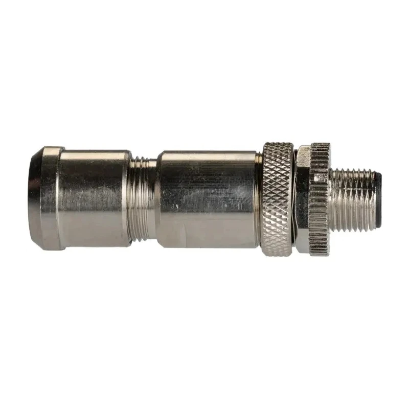 RS PRO Industrial Circular Connector 4 Contacts Cable M12 Plug Male IP67 Brass Housing CNM12 Series 208-0563