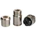 RS PRO Industrial Circular Connector 4 Contacts Cable M12 Plug Male IP67 Brass Housing CNM12 Series 208-0563