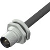 RS PRO Industrial Circular Connector 5 Contacts Front Mount M12 Socket Male Brass Housing IP67 CPM12 Series 208-0600