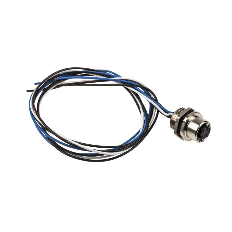 RS PRO Industrial Circular Connector 4 Contacts Front Mount M12 Socket Female IP67 CPF12 Series 208-0578