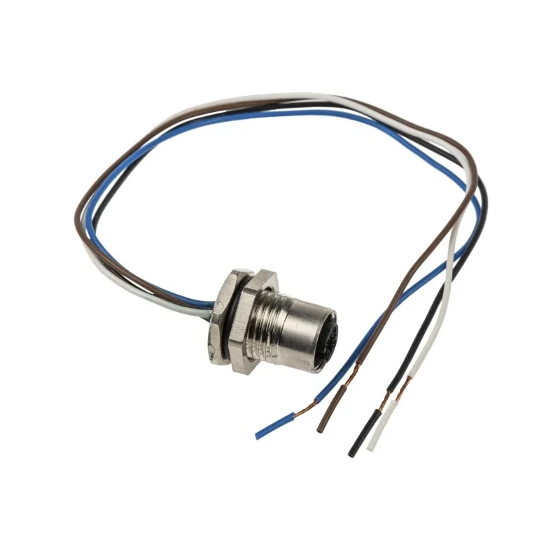 RS PRO Circular Connector, 4 Contacts, Front Mount, M12 Connector, Socket, Female, IP67, CPF12 Series 208-0586
