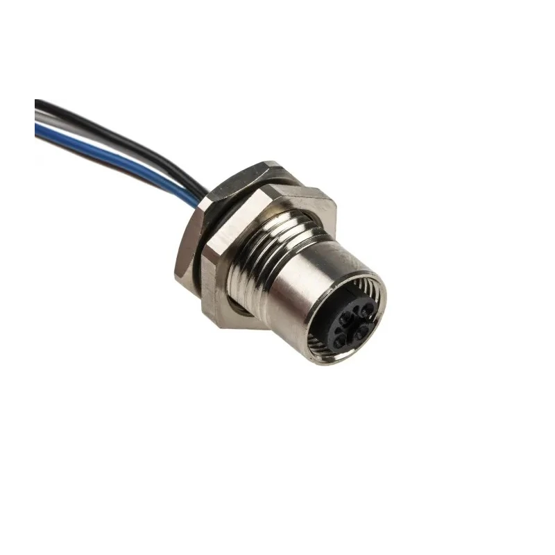 RS PRO Circular Connector, 4 Contacts, Front Mount, M12 Connector, Socket, Female, IP67, CPF12 Series 208-0586