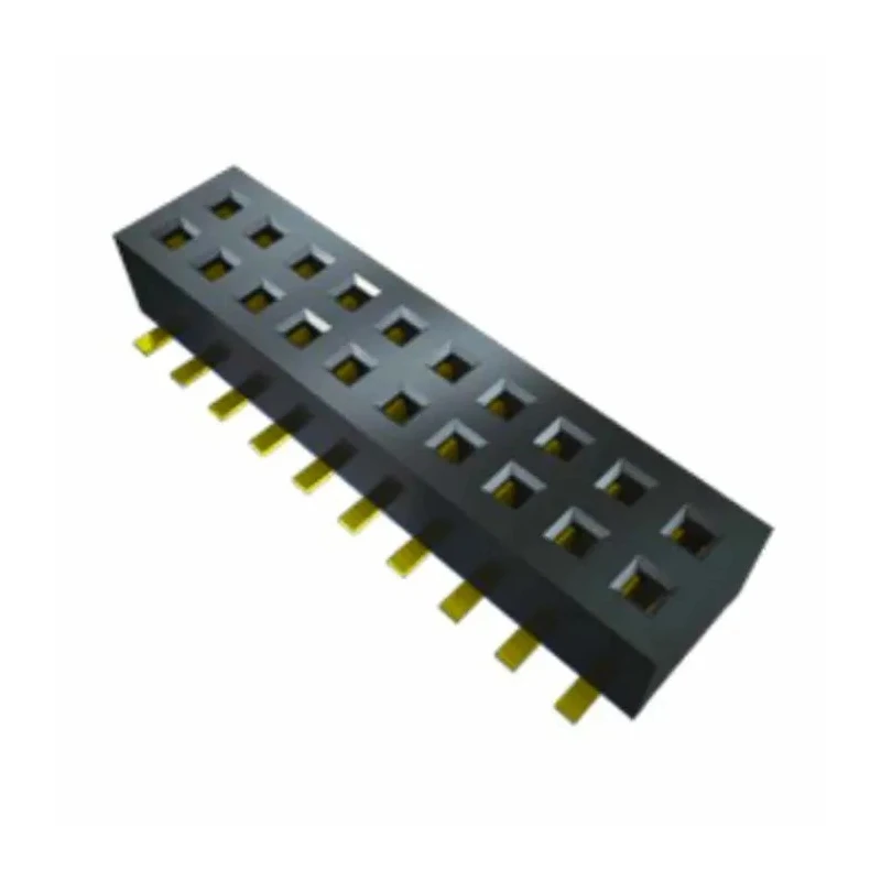 Samtec CLP Series Straight Surface PCB Socket 20-Contact 2 Row 1.27 mm Pitch Solder CLP-110-02-G-D-K-TR