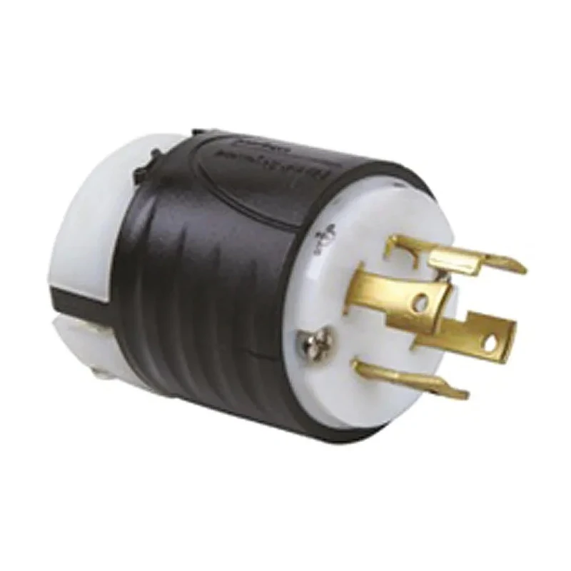 PASS & SEYMOUR 30A 480V NEMA L16-30P USA Mains Plug Cable Mount Nylon Body Screw Termination L1630P