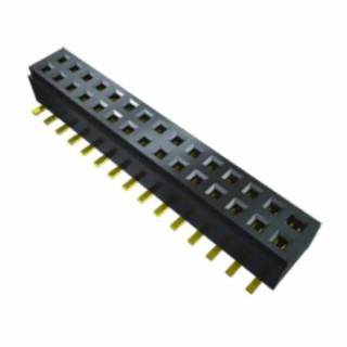 Samtec CLM Series Straight Surface PCB Socket, 24-Contact, 2 Row, 1 mm Pitch, 270V, 3.1A Current CLM-112-02-G-D-A