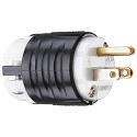Molex PASS & SEYMOUR 15A 125V USA NEMA 5-15P Mains Plug Grey Black Nylon Body PS5266-X
