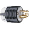 PASS & SEYMOUR 15A 125V NEMA L5-15P Nylon Cable Mount Mains Plug Black White PSL515P