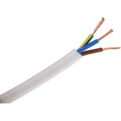 RS PRO Flame Retardant 3 Core 1.5mm² Thermoplastic Power Cable 100m 500V H05Z1Z1-F 836-0739