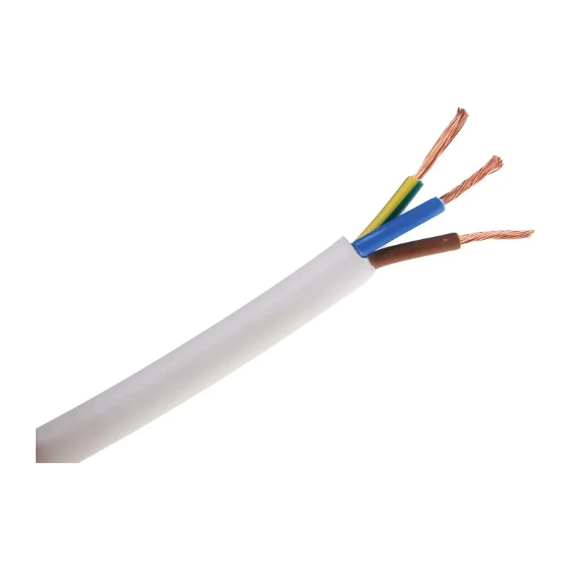 RS PRO Flame Retardant 3 Core 1.5mm² Thermoplastic Power Cable 100m 500V H05Z1Z1-F 836-0739